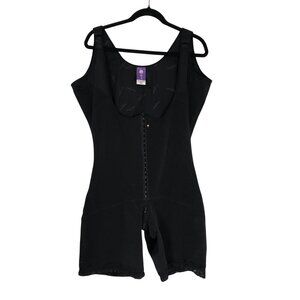 Snatched Body Black Full Body Shaper Adjustable Closure & Adjustable Straps 5XL